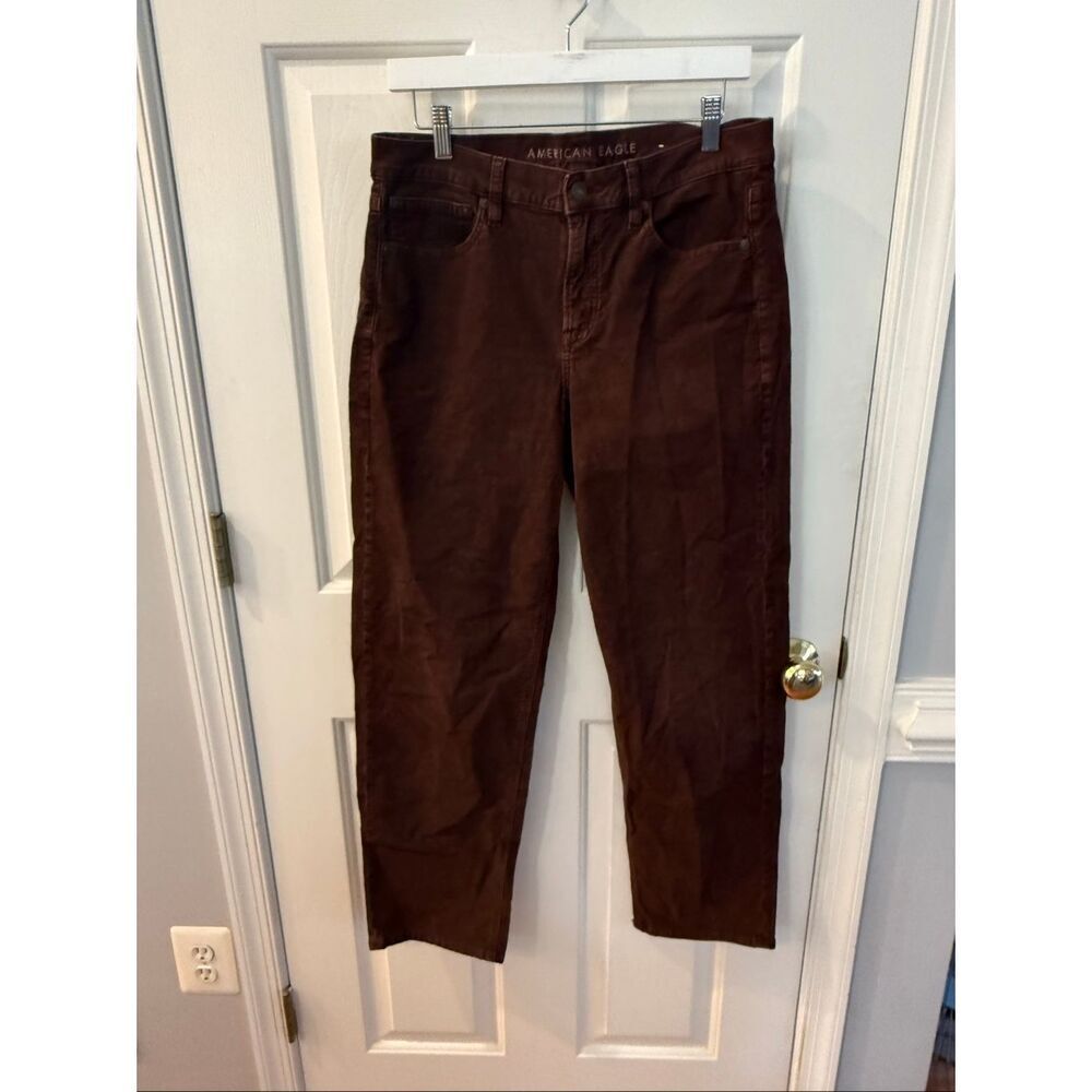 American Eagle Brown 90’s Straight Corduroy Jeans sz 10